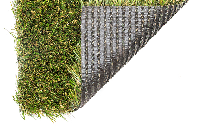 NG75-back Artificial grass patio with a seating area