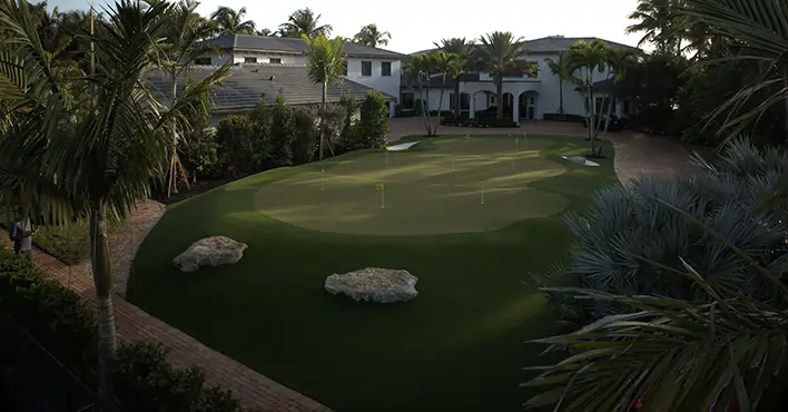 CA Backyard Putting Green