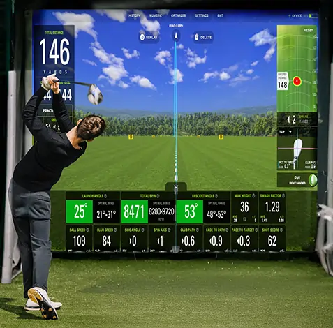 golf simulator in Orange County, CA